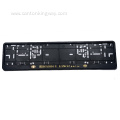 Plastic Euro License Plate Frames with Chrome logo